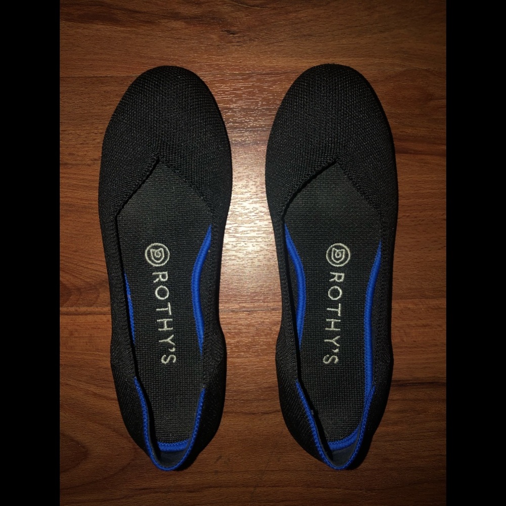 Rothy’s Black 6.5 Flats